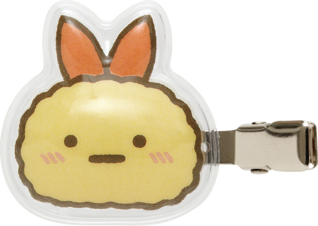 「えびふらいのしっぽ　ぷくっと前髪クリップ」（C）2025 SAN-X CO., LTD. ALL RIGHTS RESERVED.