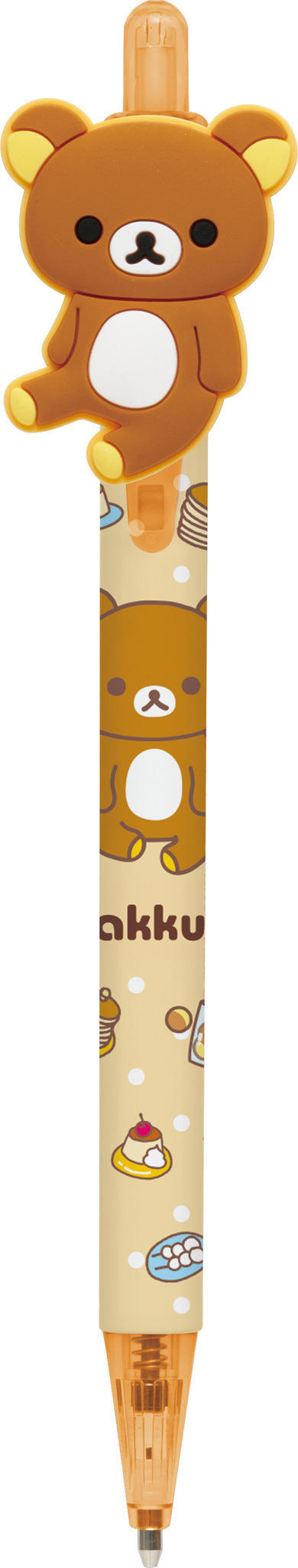 「リラックマ　マスコット付シャープペン」（C）2025 SAN-X CO., LTD. ALL RIGHTS RESERVED.