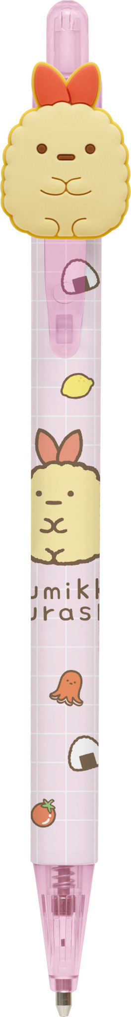 「えびふらいのしっぽ　マスコット付シャープペン」（C）2025 SAN-X CO., LTD. ALL RIGHTS RESERVED.