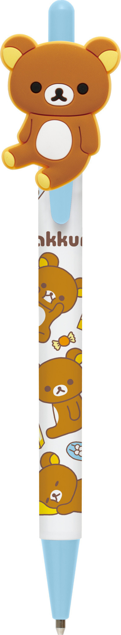 「リラックマ　マスコット付ボールペン」（C）2025 SAN-X CO., LTD. ALL RIGHTS RESERVED.