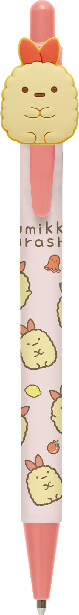 「えびふらいのしっぽ　マスコット付ボールペン」（C）2025 SAN-X CO., LTD. ALL RIGHTS RESERVED.