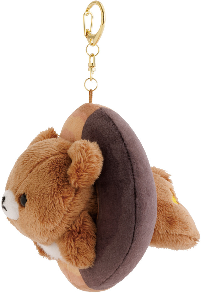 リラックマ×ミスタードーナツ「ぶらさげぬいぐるみ　チャイロイコグマ（チョコファッション）」（C）MISDO 25（C）SAN-X