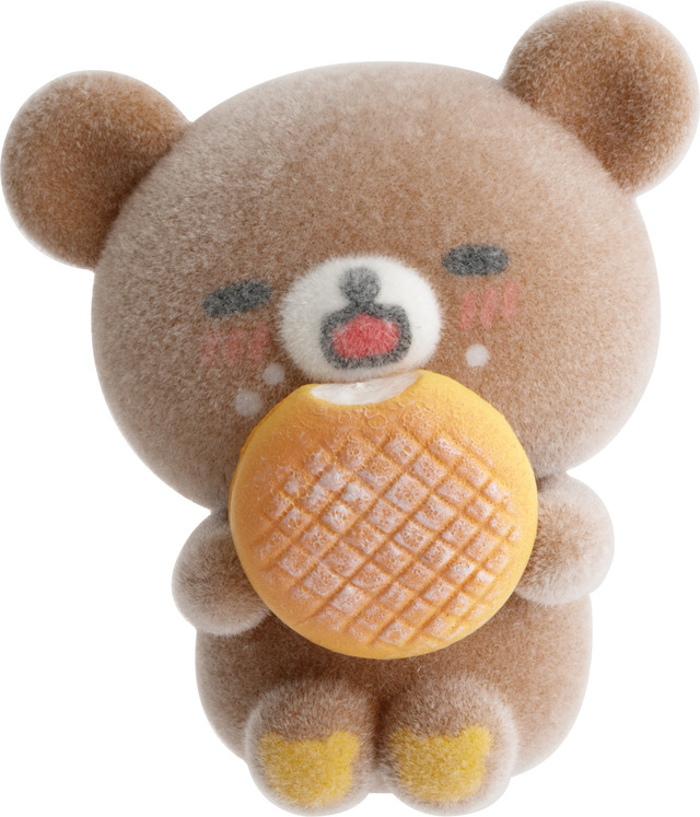 リラックマ×ミスタードーナツ「プチリラックママスコット　チャイロイコグマ」（C）MISDO 25（C）SAN-X