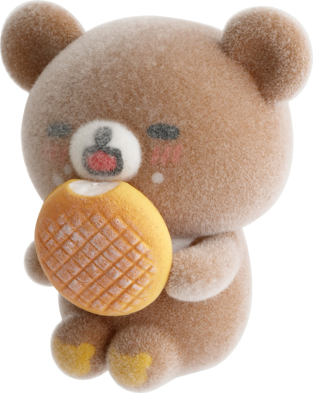 リラックマ×ミスタードーナツ「プチリラックママスコット　チャイロイコグマ」（C）MISDO 25（C）SAN-X