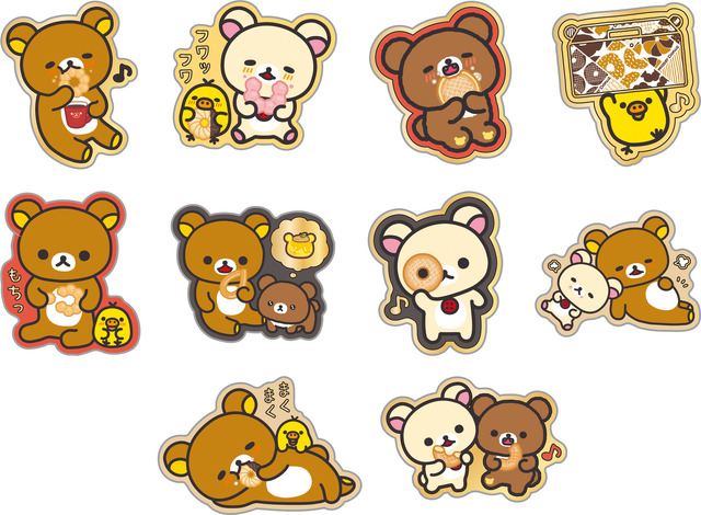 リラックマ×ミスタードーナツ「シールビッツ」（C）MISDO 25（C）SAN-X