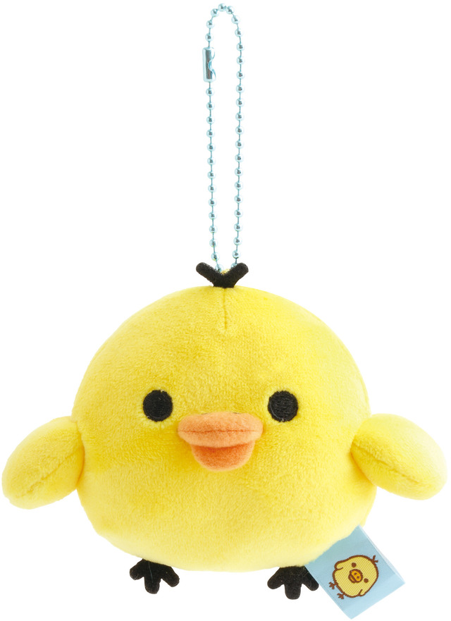 「もーちもちぶらさげぬいぐるみ　キイロイトリ」（C）2025 SAN-X CO., LTD. ALL RIGHTS RESERVED.