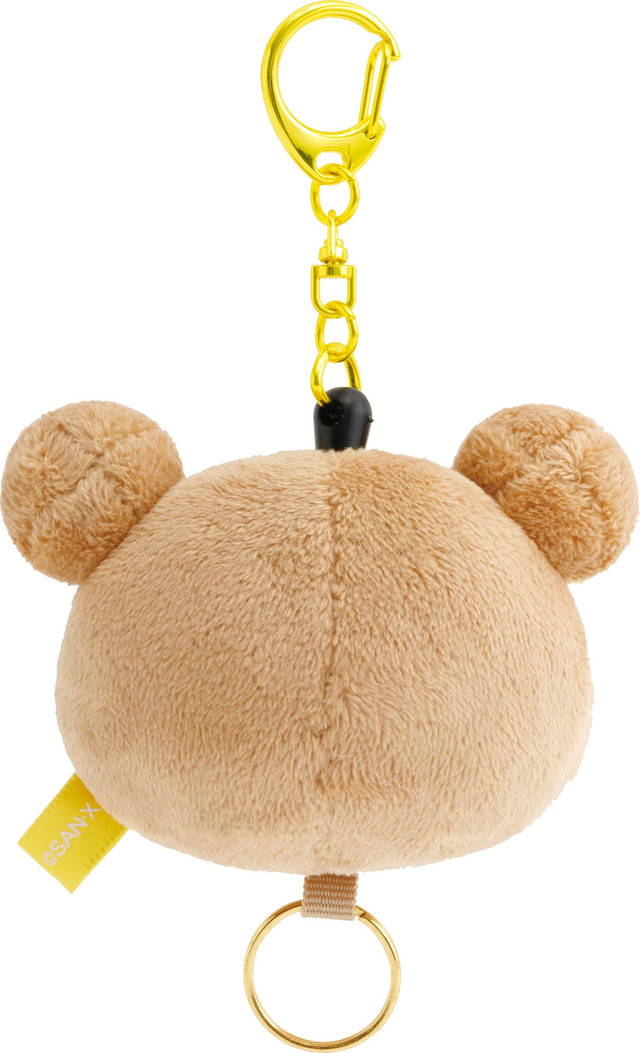 「ぬいぐるみリールキーホルダー　リラックマ」（C）2025 SAN-X CO., LTD. ALL RIGHTS RESERVED.