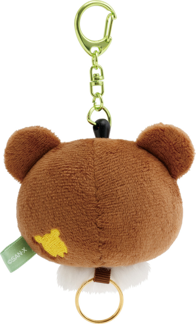「ぬいぐるみリールキーホルダー　チャイロイコグマ」（C）2025 SAN-X CO., LTD. ALL RIGHTS RESERVED.