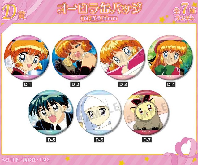 D賞 オーロラ缶バッジ（全7種）