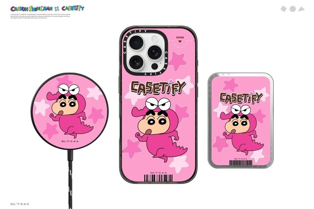 「クレヨンしんちゃん x CASETiFY」コレクション（C）U／F・S・A・A