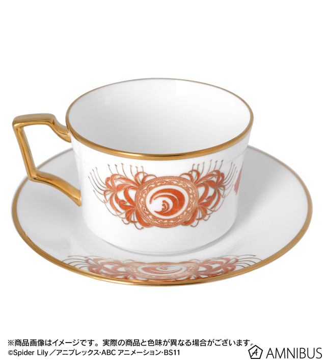 ノリタケコラボ 錦木千束 カップ&ソーサー（C）Spider Lily／アニプレックス・ABCアニメーション・BS11