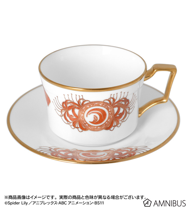 ノリタケコラボ 錦木千束 カップ&ソーサー（C）Spider Lily／アニプレックス・ABCアニメーション・BS11