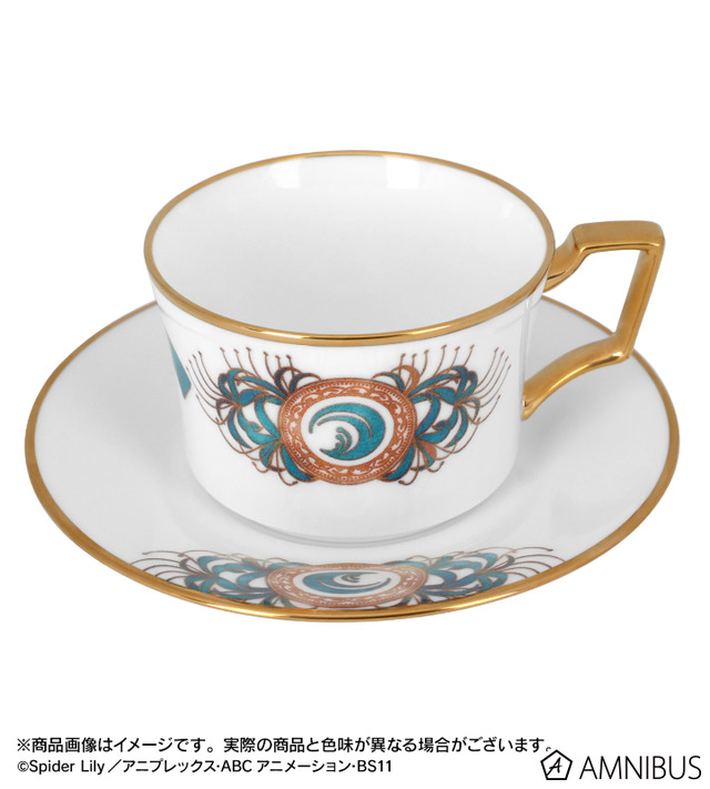 TVアニメ『リコリス・リコイル』ノリタケコラボ「井ノ上たきな　カップ＆ソーサー」（C）Spider Lily／アニプレックス・ABCアニメーション・BS11