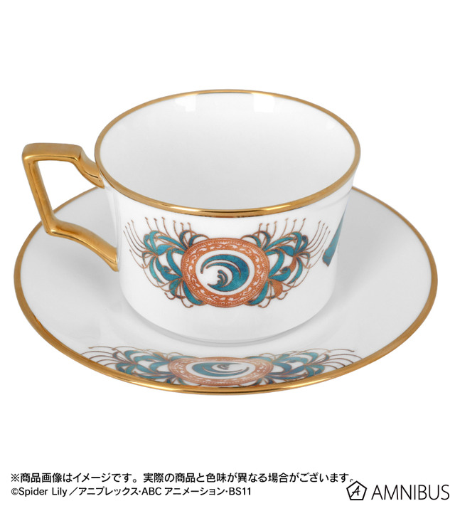 TVアニメ『リコリス・リコイル』ノリタケコラボ「井ノ上たきな　カップ＆ソーサー」（C）Spider Lily／アニプレックス・ABCアニメーション・BS11