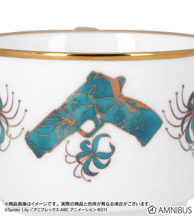 TVアニメ『リコリス・リコイル』ノリタケコラボ「井ノ上たきな　カップ＆ソーサー」（C）Spider Lily／アニプレックス・ABCアニメーション・BS11