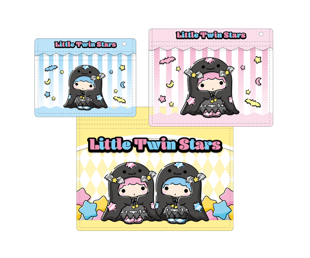 Happyくじ「Sanrio characters Halloween 2025」ジッパーバックSET賞　リトルツインスターズ（C）2025 SANRIO CO., LTD. APPROVAL NO. E25080701