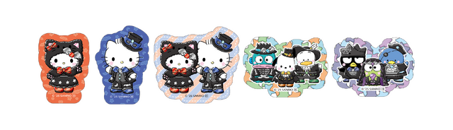 Happyくじ「Sanrio characters Halloween 2025」ステッカーSET賞（C）2025 SANRIO CO., LTD. APPROVAL NO. E25080701