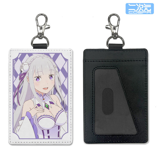 TVアニメ『Re:ゼロから始める異世界生活』「エミリア パスケース（ナスカン付き）」（C）長月達平・株式会社KADOKAWA刊／Re:ゼロから始める異世界生活3製作委員会