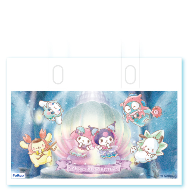 「ナムコdeハロウィン2025～マーメイドファンタジー　ストロー付きタンブラー」限定ショッパー（C）'25 SANRIO CO., LTD. APPR. NO. L660110