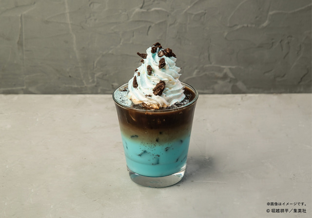 荼毘＆トゥワイスのブルーミルクラテドリンク