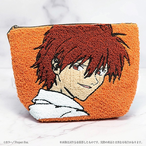 「最後のシ者 渚カヲル展」サガラ刺繍ポーチ（C）カラー （C）カラー／Project Eva.