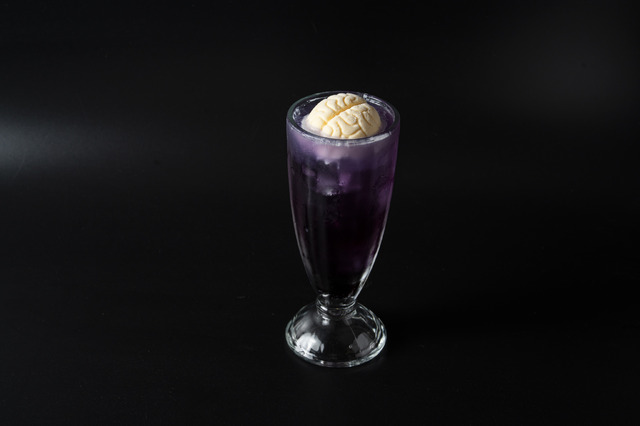 草薙素子のハッキング・クリームソーダ 800円(バタフライピークリームソーダ/ノンアルコール)