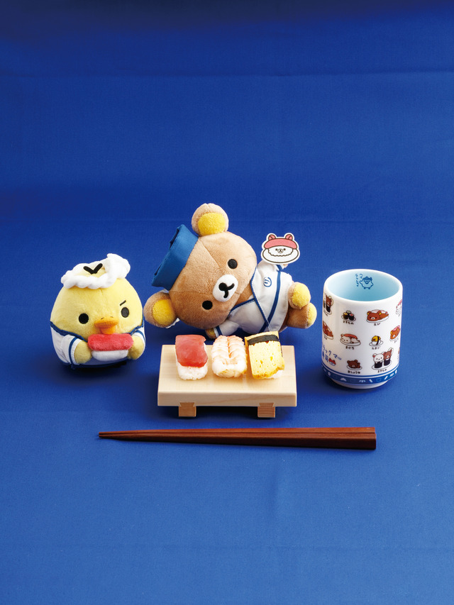 『リラックマ』『すみっコぐらし』の「いつでもおすし雑貨」が新登場。使用イメージ（C）2025 SAN-X CO., LTD. ALL RIGHTS RESERVED.