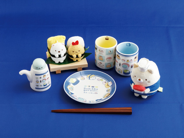 『リラックマ』『すみっコぐらし』の「いつでもおすし雑貨」が新登場。使用イメージ（C）2025 SAN-X CO., LTD. ALL RIGHTS RESERVED.