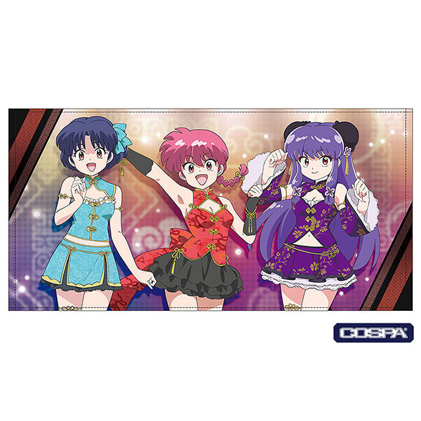 TVアニメ『らんま1/2』「描き下ろし らんま・シャンプー・あかね 120cmビッグタオル チャイナ×アイドルVer.」（C）高橋留美子・小学館／「らんま1/2」製作委員会