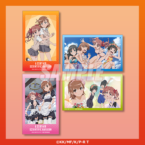 『とある科学の超電磁砲T』Newtype オンラインくじ　10連セット購入で「ミニブロマイド」1枚配布（C）2018 鎌池和馬／冬川基／ＫＡＤＯＫＡＷＡ／PROJECT-RAILGUN T