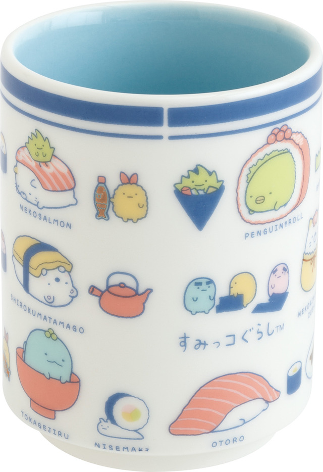 「すみっコすし 湯のみ」（C）2025 SAN-X CO., LTD. ALL RIGHTS RESERVED.