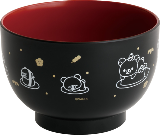 「リラックマ寿司 おわん」背面（C）2025 SAN-X CO., LTD. ALL RIGHTS RESERVED.