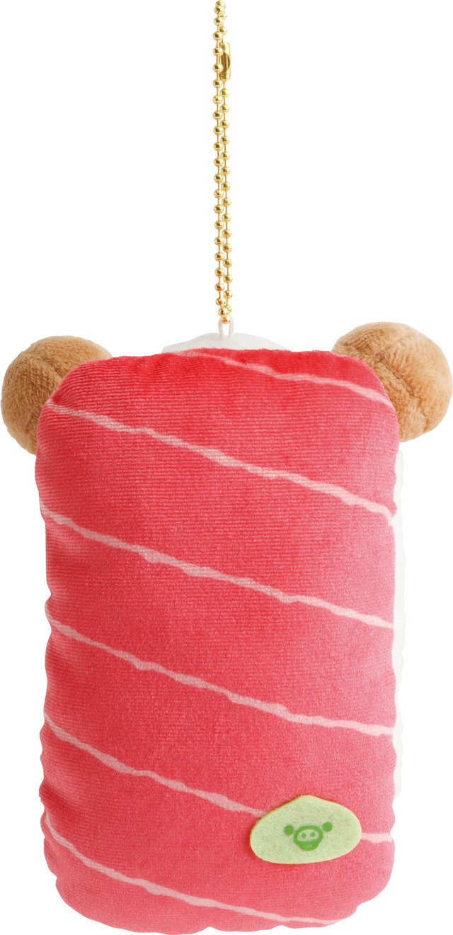 「リラックマ寿司 おすしぶらさげぬいぐるみ リラックマ」（C）2025 SAN-X CO., LTD. ALL RIGHTS RESERVED.