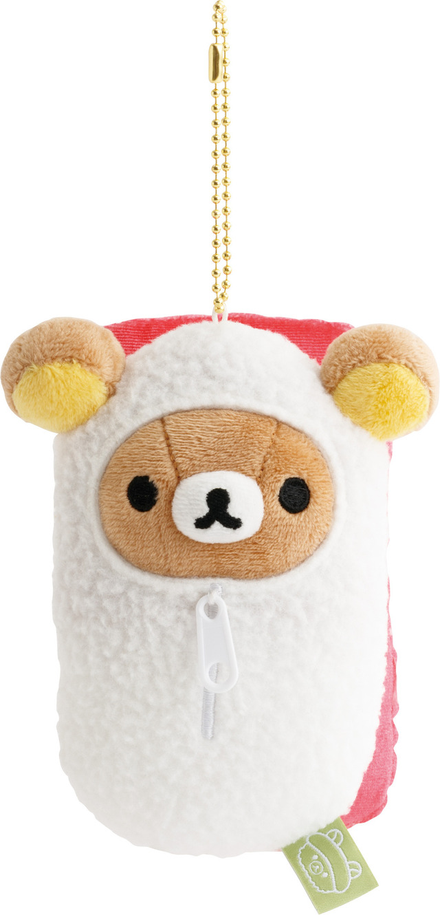 「リラックマ寿司 おすしぶらさげぬいぐるみ リラックマ」（C）2025 SAN-X CO., LTD. ALL RIGHTS RESERVED.