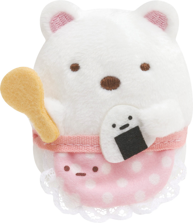 すみっコぐらしコレクション「復刻カプセルてのりぬいぐるみ しろくま」（C）2025 SAN-X CO., LTD. ALL RIGHTS RESERVED.
