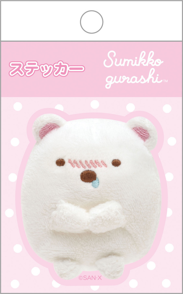 サンエックス「ぬいフォトシリーズ ステッカー（しろくま）」（C）2025 SAN-X CO., LTD. ALL RIGHTS RESERVED.