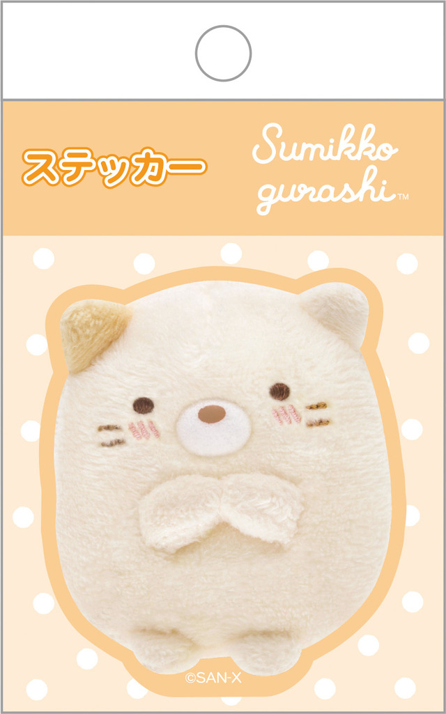 サンエックス「ぬいフォトシリーズ ステッカー（ねこ）」（C）2025 SAN-X CO., LTD. ALL RIGHTS RESERVED.