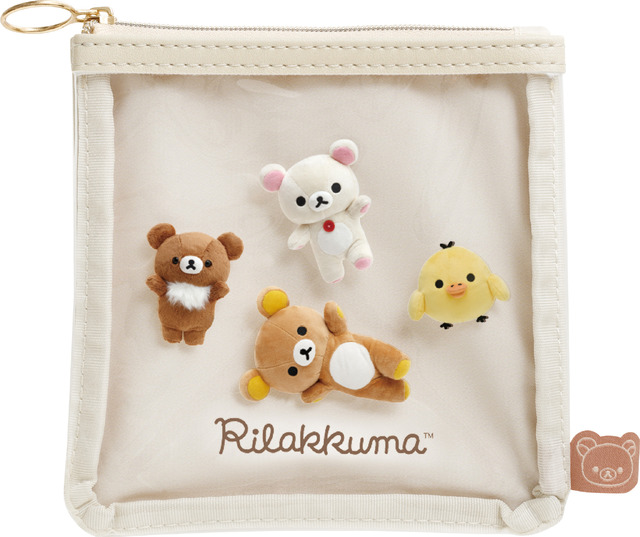 サンエックス「ぬいフォトシリーズ スクエアフラットポーチ」（C）2025 SAN-X CO., LTD. ALL RIGHTS RESERVED.