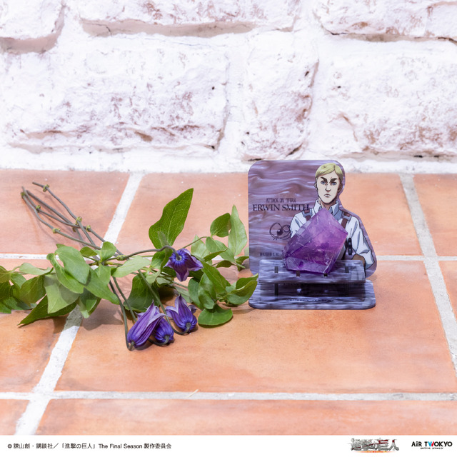 TVアニメ『進撃の巨人』×AIR TWOKYO「BUBBLE JEWELRY（エルヴィン）」（C）諫山創・講談社／「進撃の巨人」The Final Season製作委員会