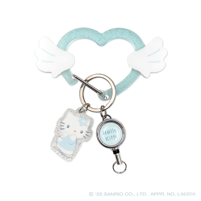 リール付きアクリルカラビナ　BL　1,760円