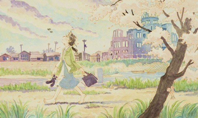《夕凪の街 桜の国》カバーイラスト2004年 (C)︎こうの史代／コアミックス