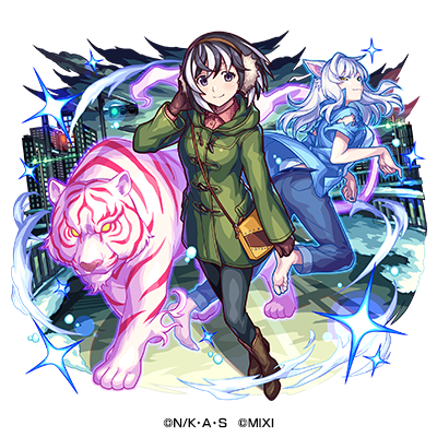 水属性 ★6 虎を従えし少女 羽川翼 （獣神化） CV：堀江由衣