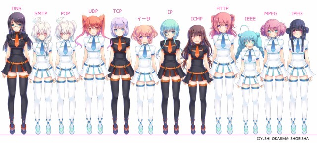 『擬人化でまなぼ！ ネットワークのしくみ』