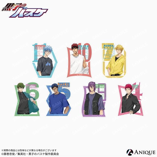 TVアニメ『黒子のバスケ』描き下ろしイラスト【ストリートスナップ】トレーディングダイカットステッカー（C）藤巻忠俊／集英社・黒子のバスケ製作委員会