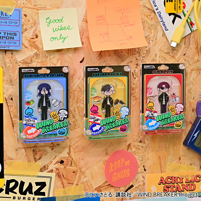 ブリスター風アクリルスタンド （全5種）