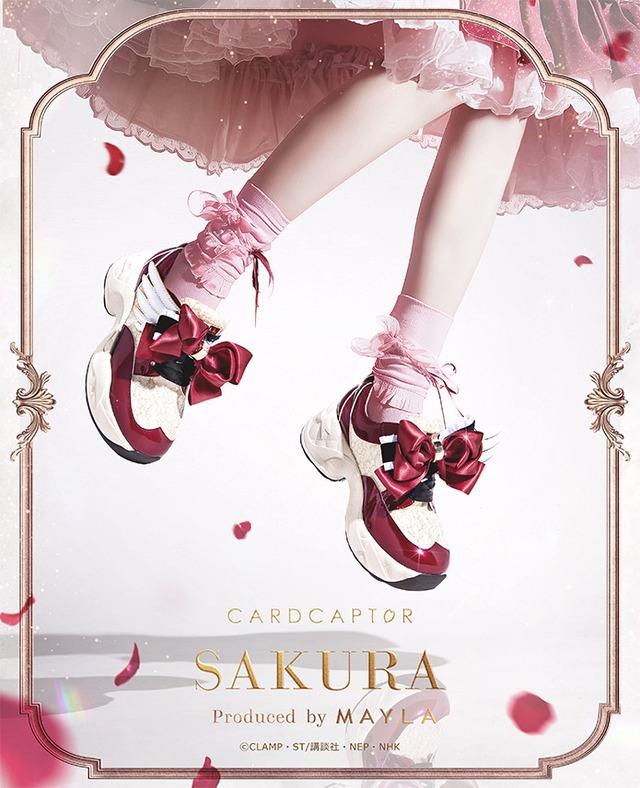 「カードキャプターさくら アイコニック シューズオブジェ ドレス スニーカー」ロケットビート