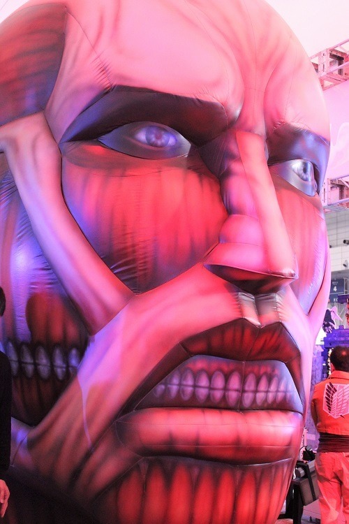 待望の筐体実演も！アーケードゲーム「進撃の巨人 TEAM BATTLE」JAEPOで披露