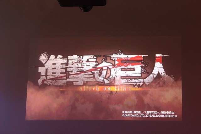 待望の筐体実演も！アーケードゲーム「進撃の巨人 TEAM BATTLE」JAEPOで披露