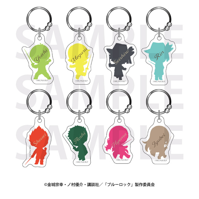 TVアニメ『ブルーロック』三銃士コンセプト「トレーディンググラスマーカ」（C）金城宗幸・ノ村優介・講談社／「ブルーロック」製作委員会