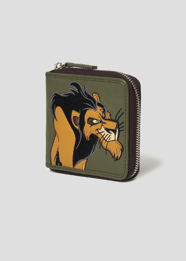 ディズニーヴィランズ×グラニフ「スカー｜ジップウォレット」（C）Disney